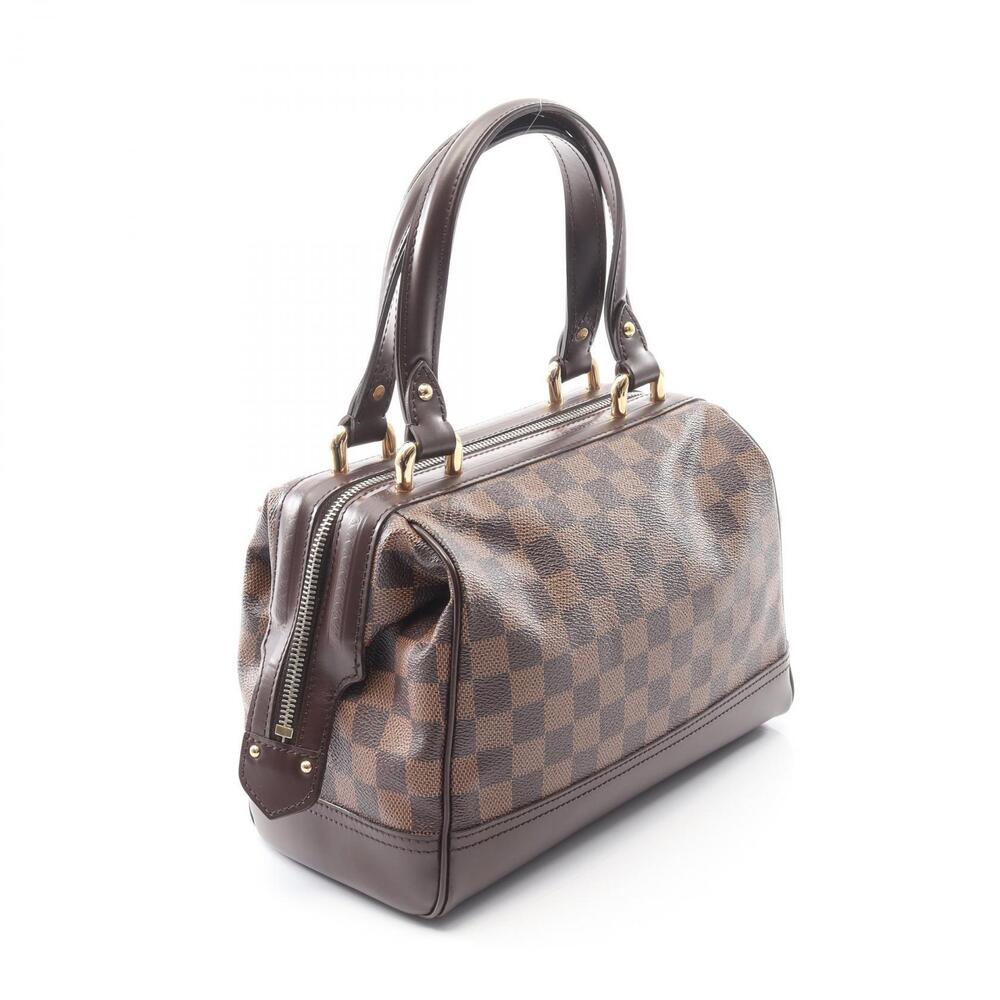 Louis Vuitton Knightsbridge Canvas Damier Leather Brown Handbag